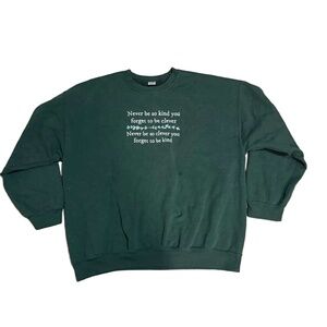 Taylor Swift “Marjorie” crewneck in Forest Green